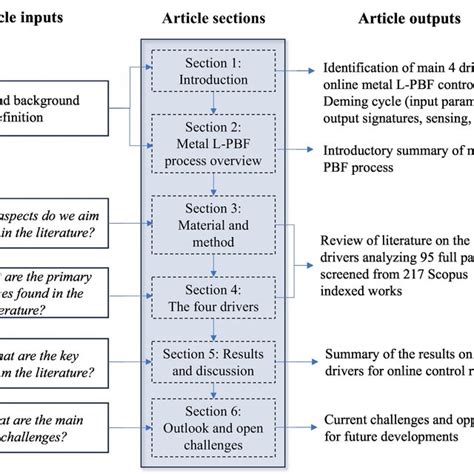 article structure    scope  rqs  input article