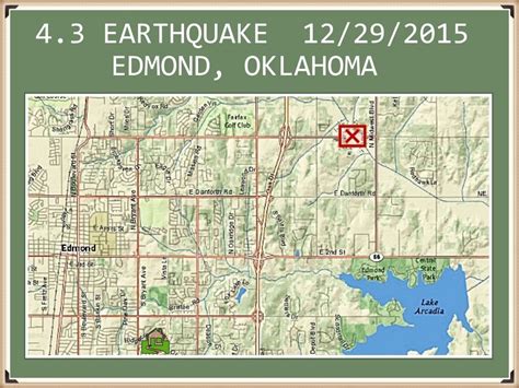 Earth Quake 43 For Edmond Ok Dec29 2015 530 Am Said To Have