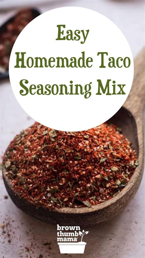 Easy Homemade Taco Seasoning Mix Artofit