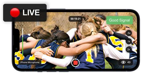 How to live stream youth sports with a smartphone app - EventLive