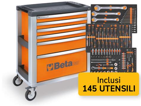 Cassettiera Mobile Beta C39 6 Con 6 Cassetti E 145 Utensili Inclusi Per