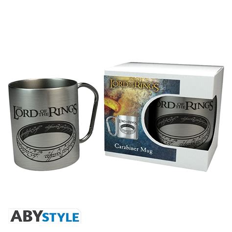 Lord Of The Rings Mug Carabiner Ring Box X2 Abysse Corp