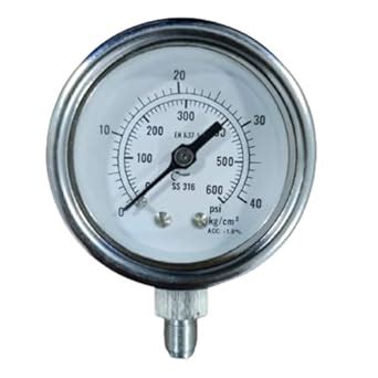 Ji Japsin Instrumentation Pressure Gauge Dial Size Range To