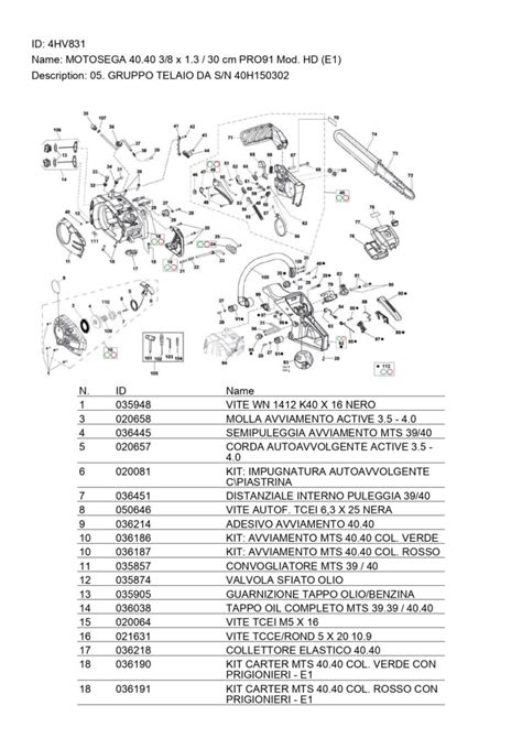 Tubo Pompa Olio Per Motosega Active 40 40 E 39 39