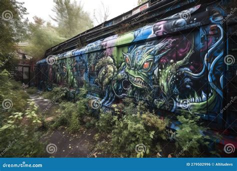 Alien is Spray-painting Its Own Unique Mural, Mixing Graffiti and Fine ...