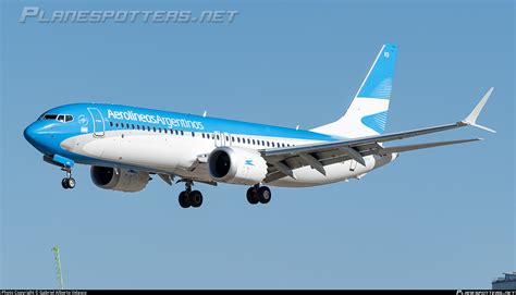 Lv Kkd Aerolineas Argentinas Boeing Max Photo By Gabriel Alberto