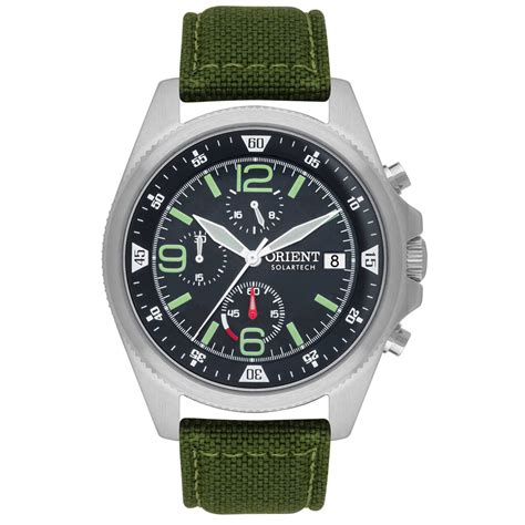 Relógio Orient Solartech Masculino Cronógrafo MBSNC004 P2EX