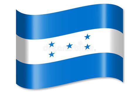 Honduras Ondeando La Sombra De La Bandera Del Pa S Stock De Ilustraci N