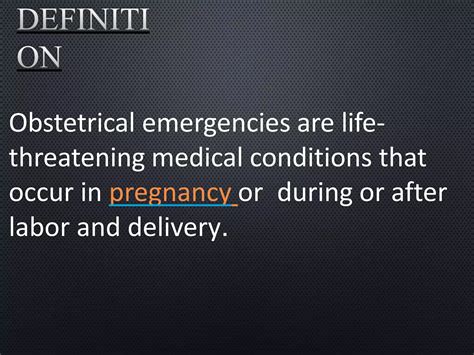 Obstetrical Emergency And Managementpptx