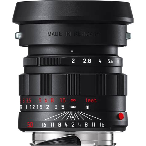 Leica Apo Summicron M 50mm F2 Asph Lens 11811 Bandh Photo Video