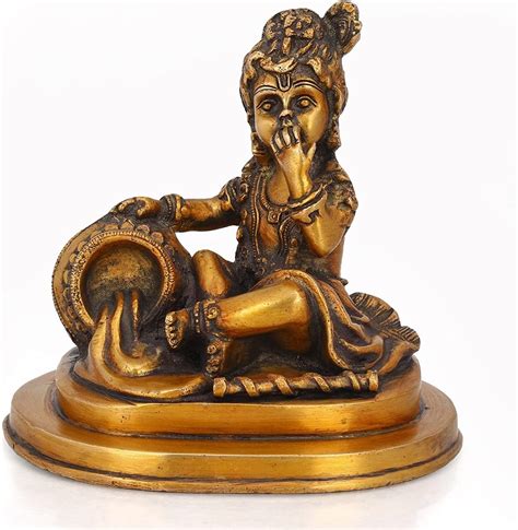 Amazon.com: CraftVatika Religious Brass Statue Handmade Hindu God Idol ...