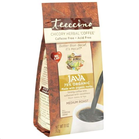 Teeccino Chicory Coffee Alternative Java Herbal Coffee Ground