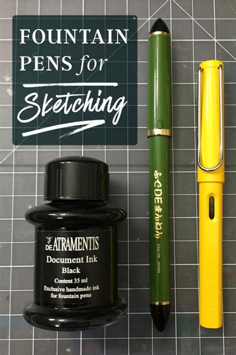 Fountain Pens for Sketching — Artist Lydia Makepeace