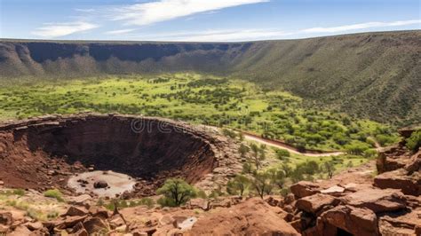 Crater dinosaur asteroid stock photo. Image of debris - 318224572