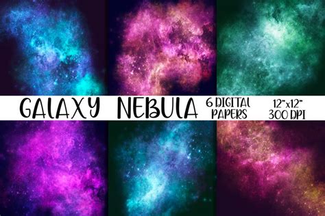 Galaxy Nebula Digital Paper