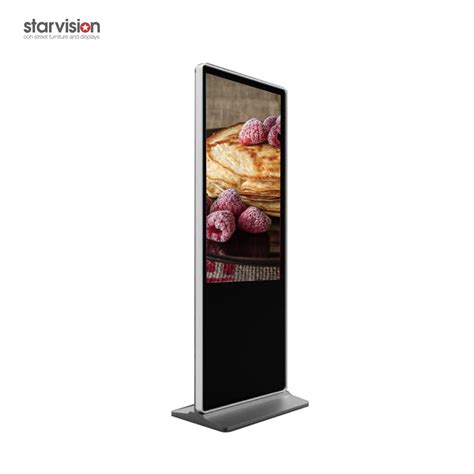 Indoor Portable Digital Signage Android Floor Standing Lcd Advertising