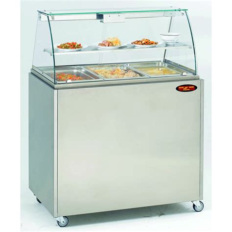 Meuble Vitrine Chauffante Bain Marie Bacs Azura Equipement