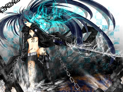 Mato Kuroi Black Rock Shooter Hd Wallpaper