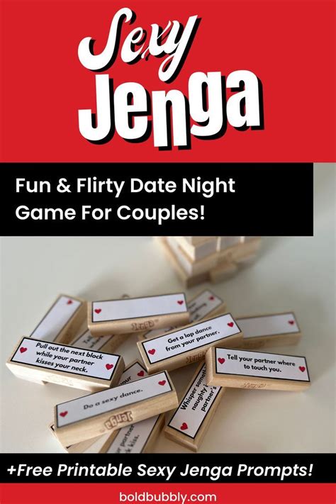 Sexy Jenga A Spicy Game For Couples Artofit