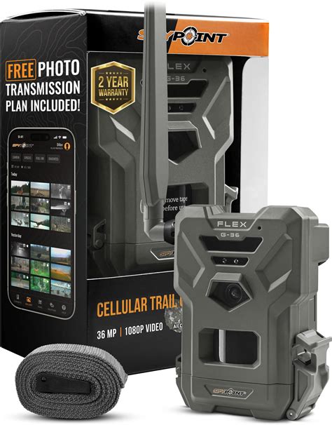 Spypoint Flex G Cellular Trail Camera Mp Photos And P Videos