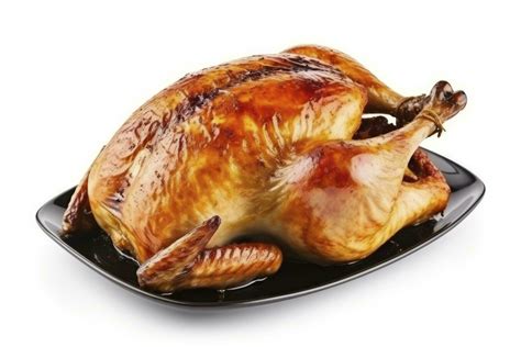 AI generated Roasted chicken on isolated white background. AI Generated 35574098 Stock Photo at ...