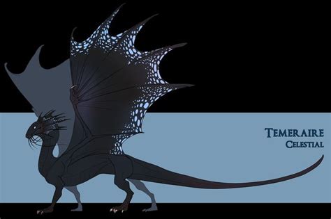 A Drawing Of A Black Dragon On A Blue And Black Background With The