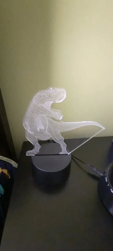 D Led Lampa Dinosaurie Jurassic Park F Rger Dimbar