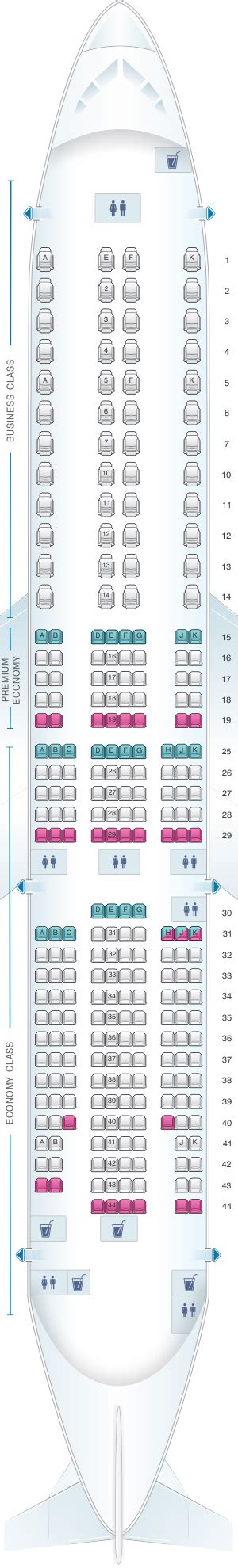 Seat Map British Airways Boeing B Three Class V Seatmaestro