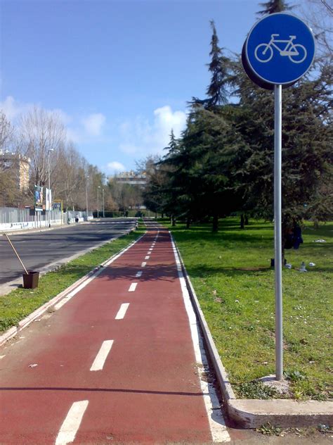 Ciclabili A Roma Piste Ciclabili E Ciclopedonali Marzo 2013