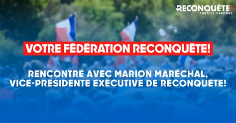 Rencontre avec Marion Maréchal Vice Présidente Exécutive de Reconquête