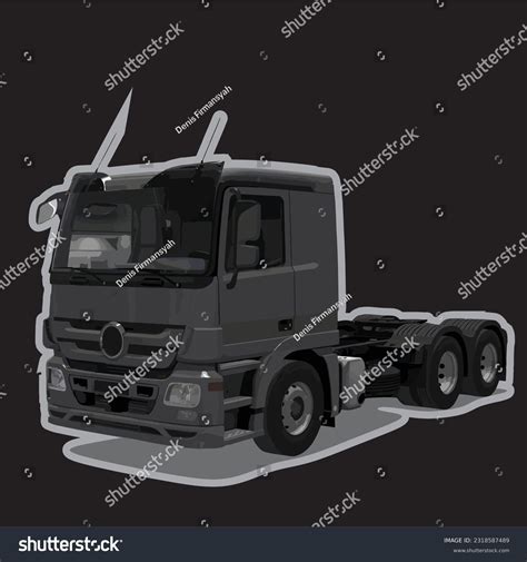 trailer trucks head images stock  vectors shutterstock