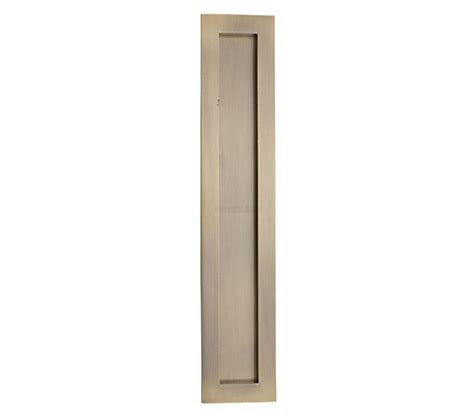 Heritage Brass Rectangular Flush Pull 105mm 175mm Or 300mm Antique Brass C1855 At