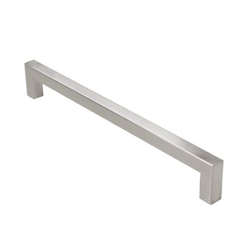 Stainless Steel Cabinet Pulls Square Bar Brushed Nickel Finish Door Ha Probrico