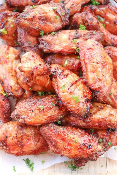 Traeger Grilled Chicken Wings Recipe Homemade Heather