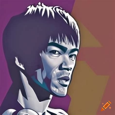 Pop Art Portrait Of Bruce Lee