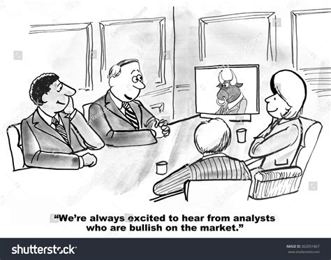 Stock Market Chart Cartoon