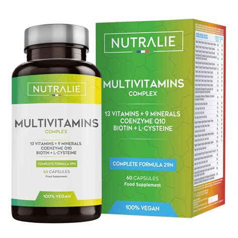 Multivitamines Complex Natural 60 gélules 13 vitamines et 9