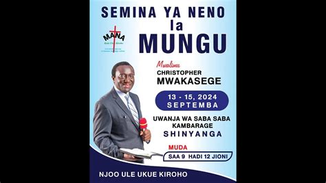 Nguvu Ya Sauti Ya Damu Ya Yesu Katika Mifumo Mwl Christopher