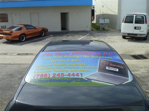 See Through Rear Window Advertising Wraps And Graphics