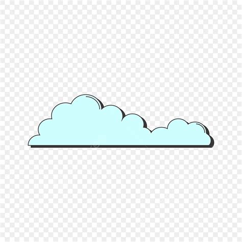 Blue Cute Cloud Clipart Blue Cute Cloud Png And Vector With