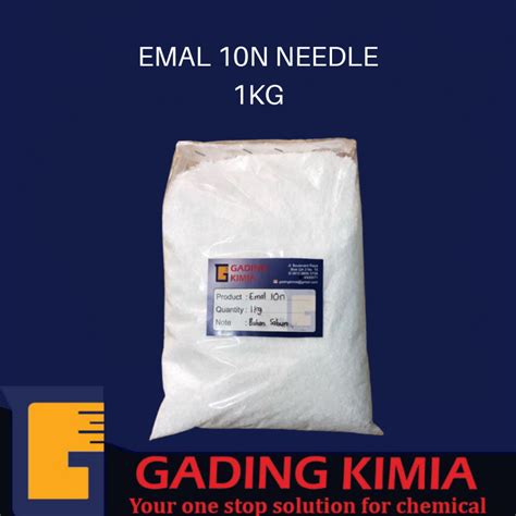 Jual Emal 10n Sodium Lauryl Sulfate Needle Bahan Sabun Shopee Indonesia