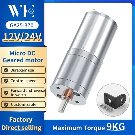 Jga Miniature Dc Gear Motor With Bracket V V Low Speed Small