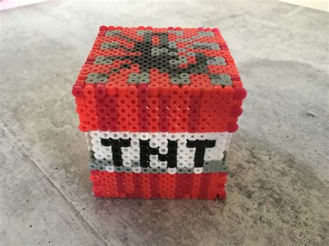 Perler Bead Minecraft Tnt Etsy