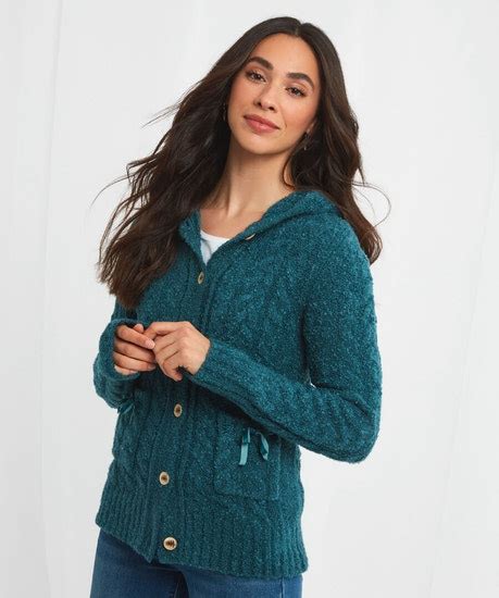 Comfy Cute Hooded Cardigan Womens Knitwear Joe Browns