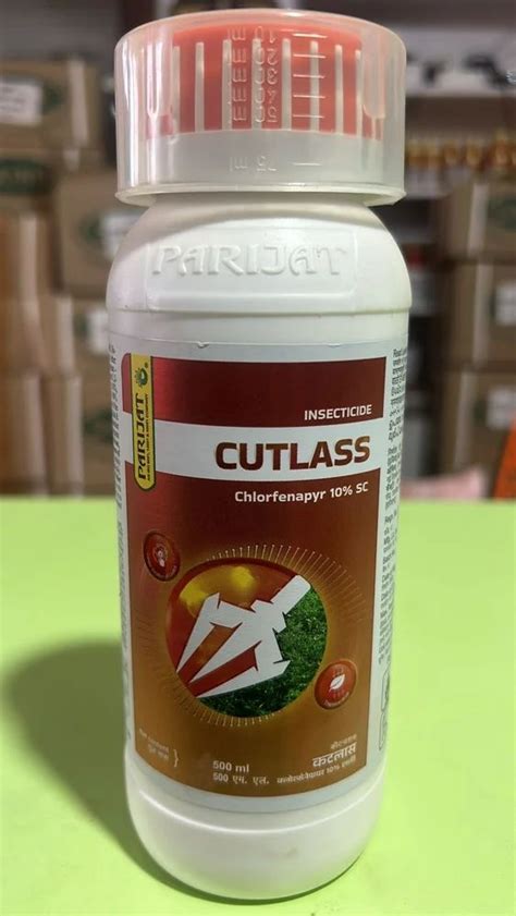 Liquid Cutlass Chlorfenapyr 10 Sc Insecticide 500 Ml Bottle At