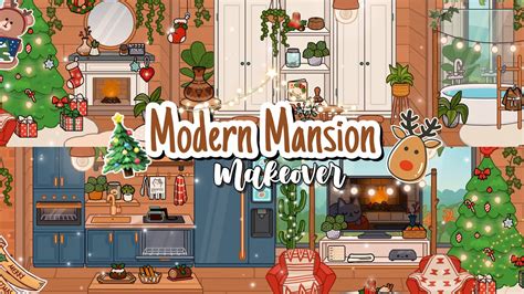 Modern Mansion Makeover Christmas Como Decorar La Modern Masion