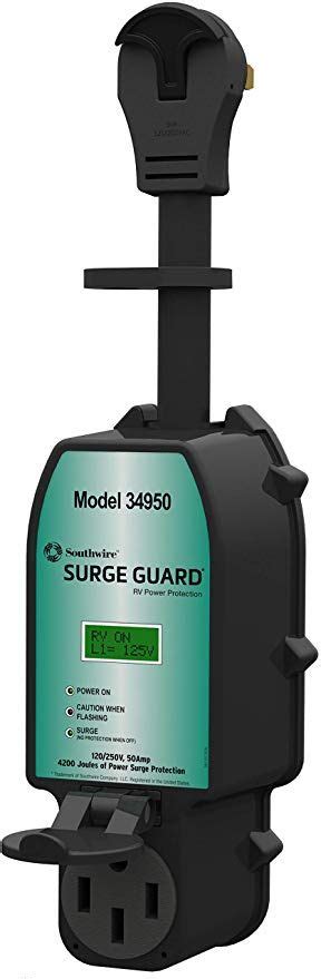 Southwire Surge Guard Full Protection Portable With Lcd Display 50a Black Rv Surge