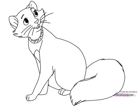 The Aristocats Coloring Pages Duchess