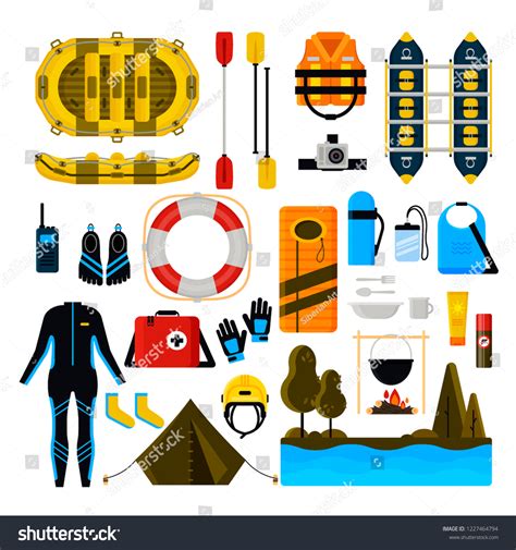 136 White Water River Rafting Gear Images, Stock Photos & Vectors ...