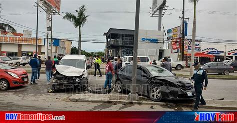 Hoy Tamaulipas Accidente En Tamaulipas Cinco Lesionados Deja Choque